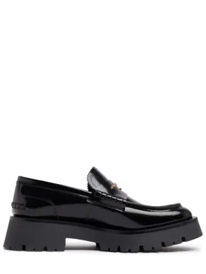Alexander Wang   45mm Carter Lug patent leather loafers 