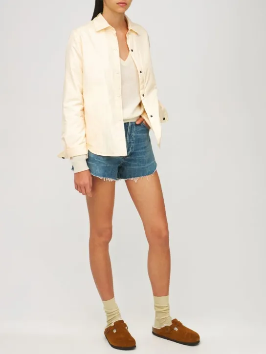 BIRKENSTOCK   Boston shearling &amp; suede loafers 