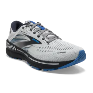 Brooks Men's Adrenaline GTS 22 Running Shoe - Oyster/India Ink/Blue 1103661D023