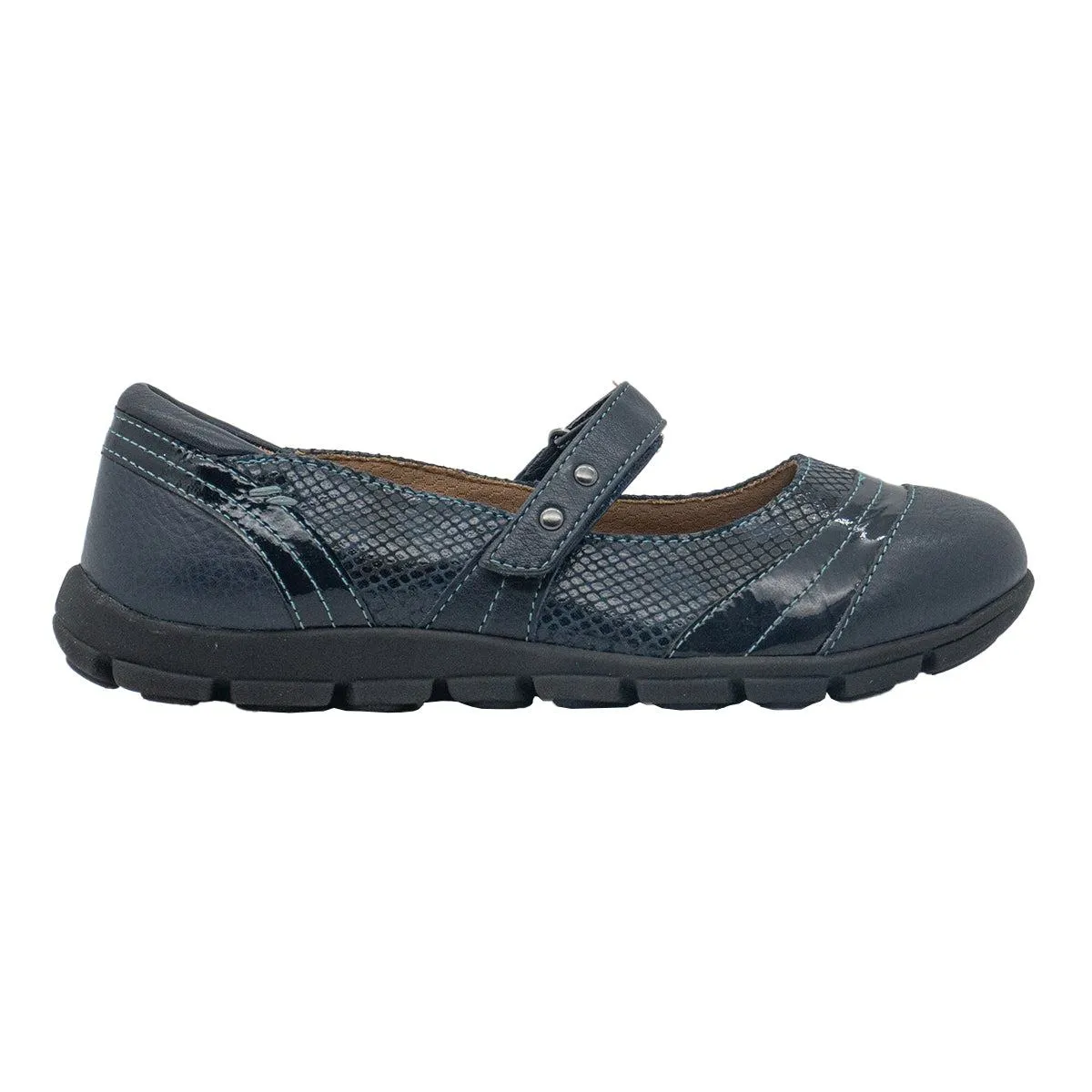 Comfortiva Corwin Ballerina Ballerinas Leather Blue Colour For Women