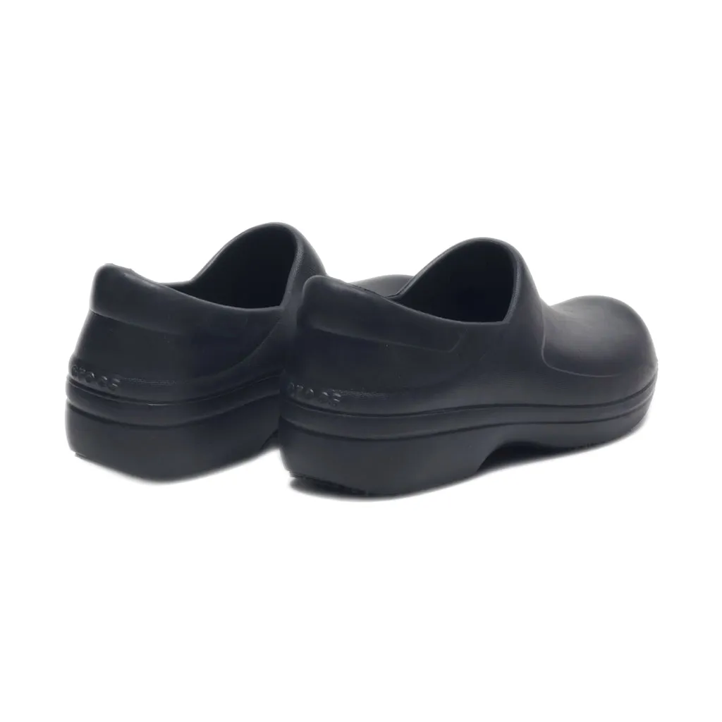 Crocs Slip Ons Rubber Black Colour For Women