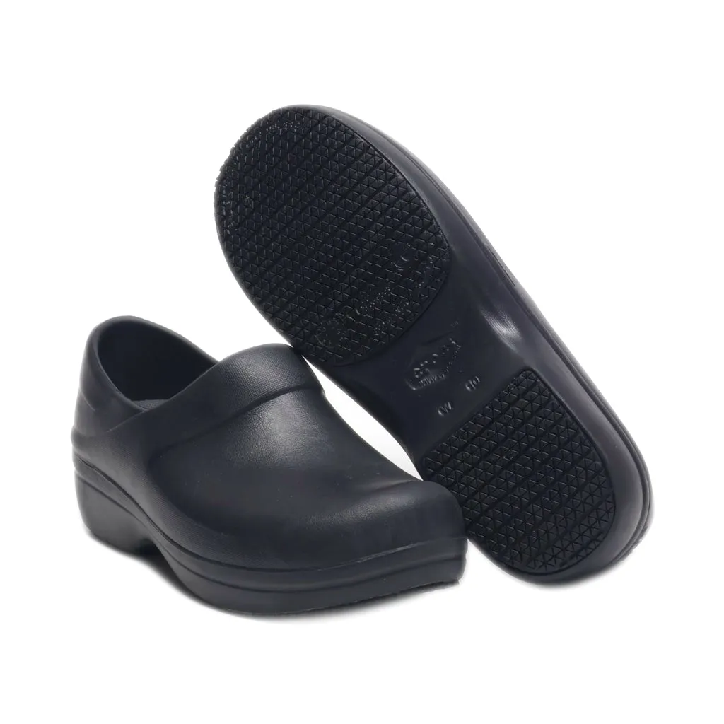 Crocs Slip Ons Rubber Black Colour For Women