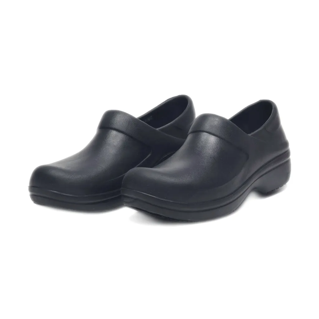 Crocs Slip Ons Rubber Black Colour For Women