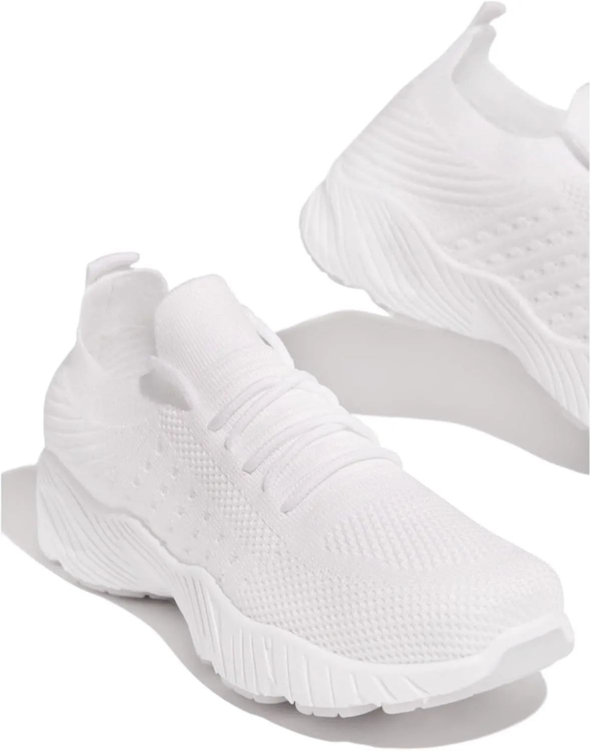 Ladmiple Sneakers For Women Trendy 2025 Slip On Running Shoes Lightweight Tennis Shoes Gym Workout Fashion Mesh Walking Shoes