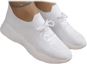 Ladmiple Sneakers For Women Trendy 2025 Slip On Running Shoes Lightweight Tennis Shoes Gym Workout Fashion Mesh Walking Shoes