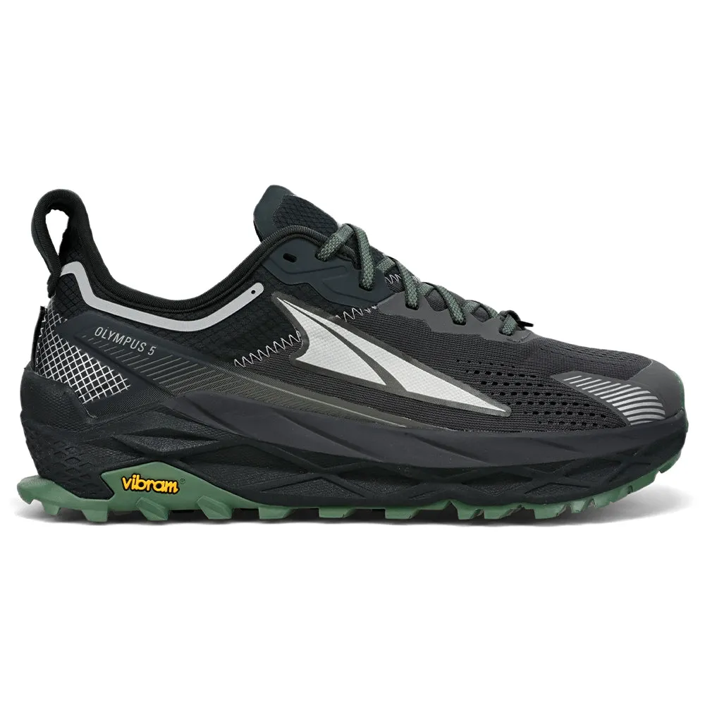 Men's Altra Olympus 5, Black/Gray, 11.5 D Medium
