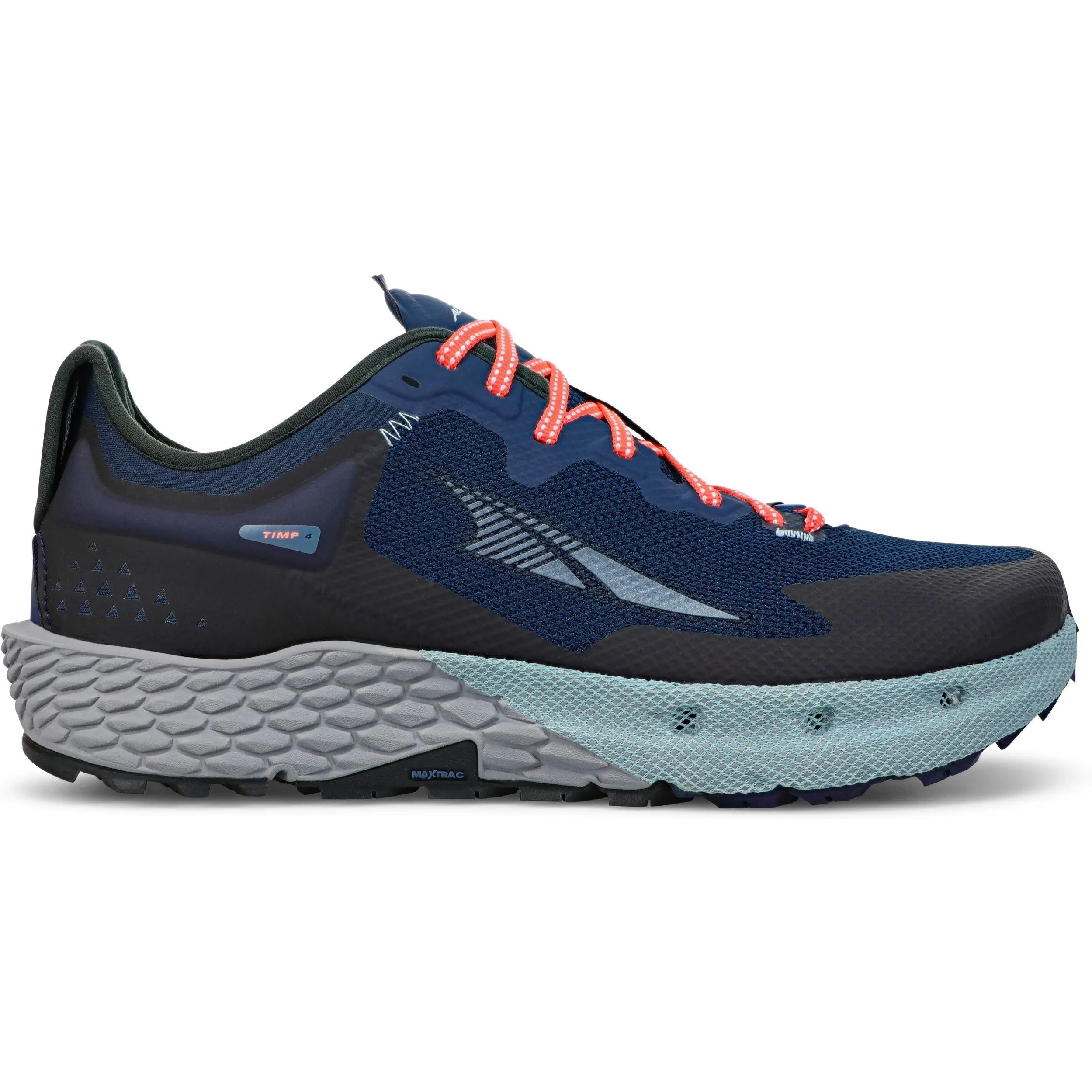 Men's Altra Timp 4, Black/Blue, 9 D Medium