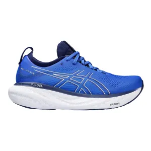Men's Asics Gel-Nimbus 25, Illusion Blue/Pure Silver, 9.5 2E Wide