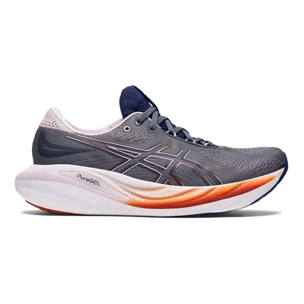 Men's Asics Gel-Nimbus 25, METROPOLIS/DUSK VIOLET, 9 4E Extra Wide