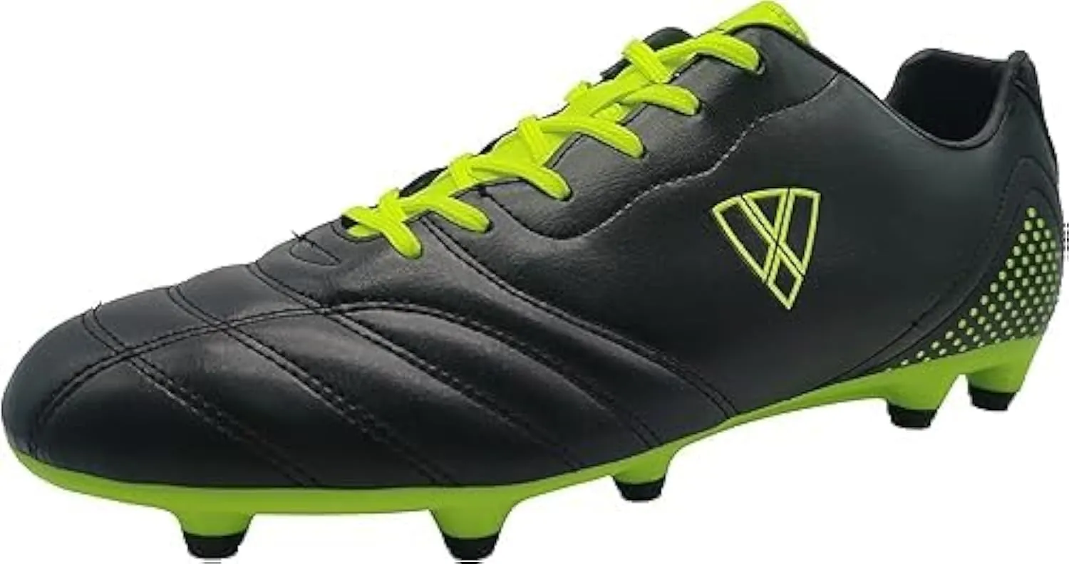 Vizari Redondo FG Soccer Cleats for Teens and Adults | Durable Soft Synthetic Upper with Molded TPU Outsole | Optimal Stability and Traction for Outdoor Play