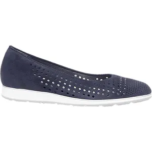 Women's Ara Shoes Shea Navy Nubuck