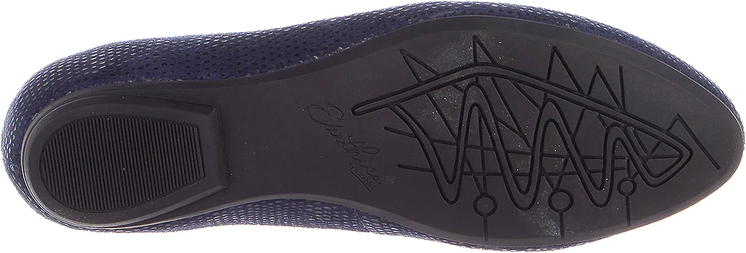 Women's Earthies Essen Navy Printed Suede