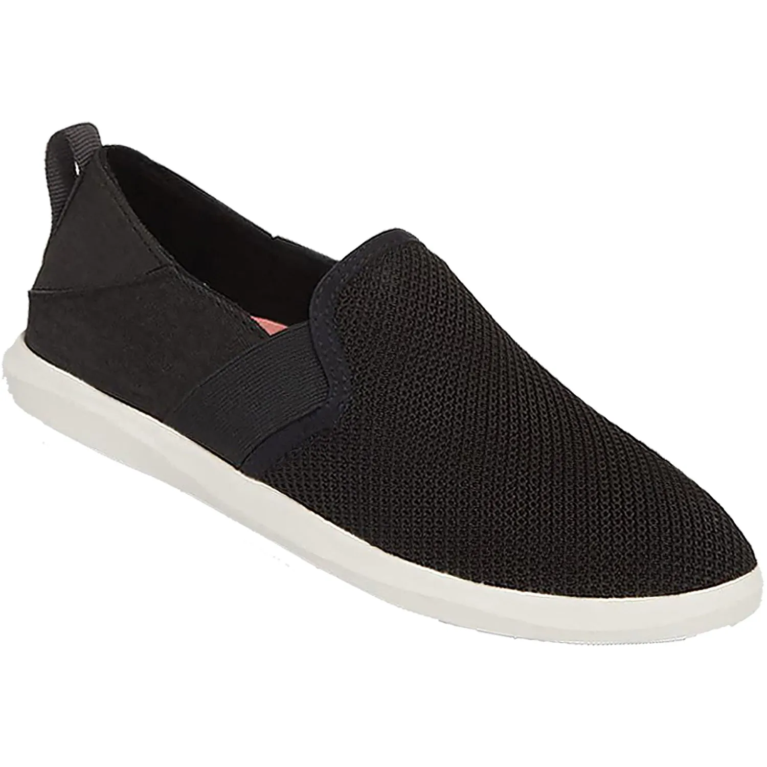 Women's OluKai Hale'Iwa Black Knit Mesh
