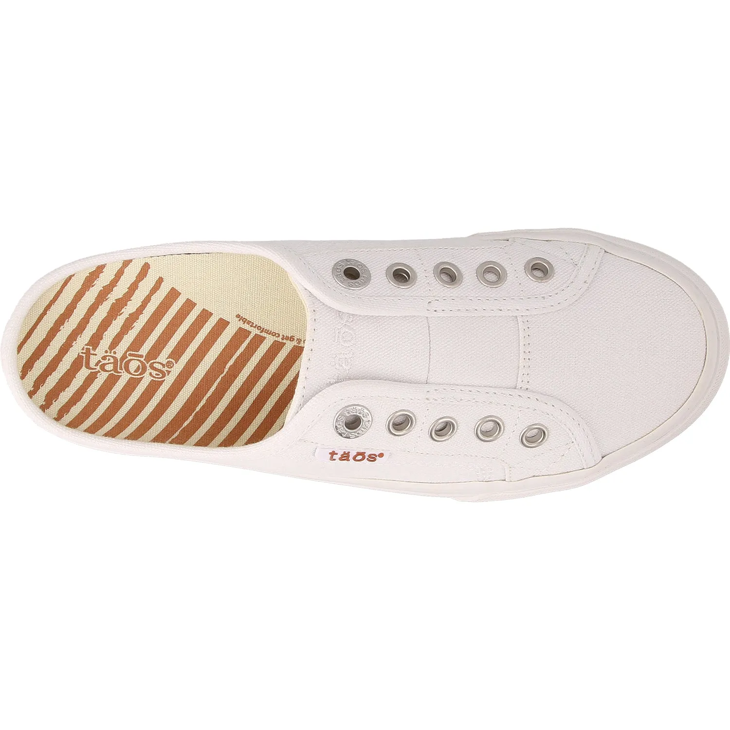 Women's Taos EZ Soul White Canvas