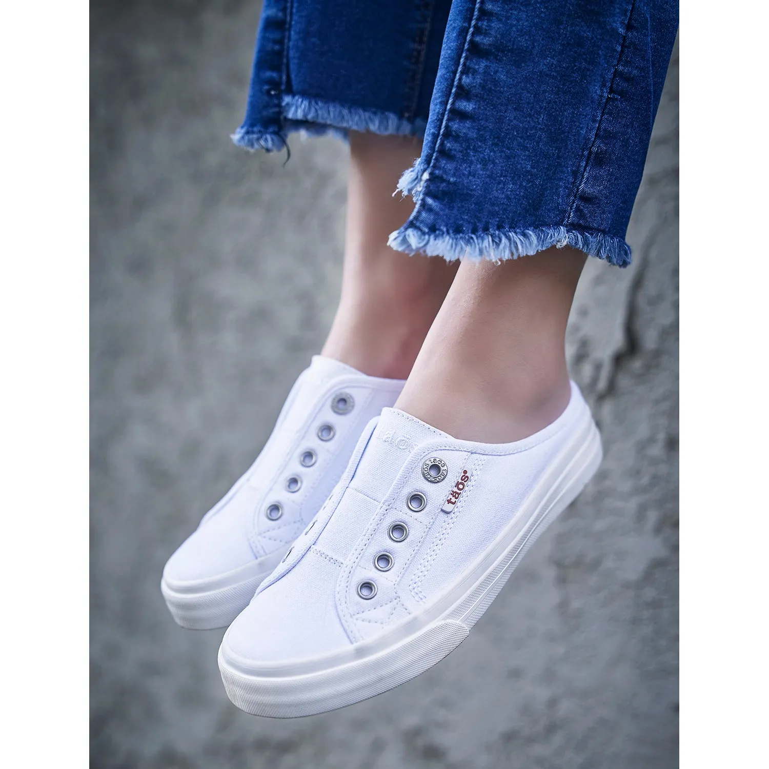 Women's Taos EZ Soul White Canvas