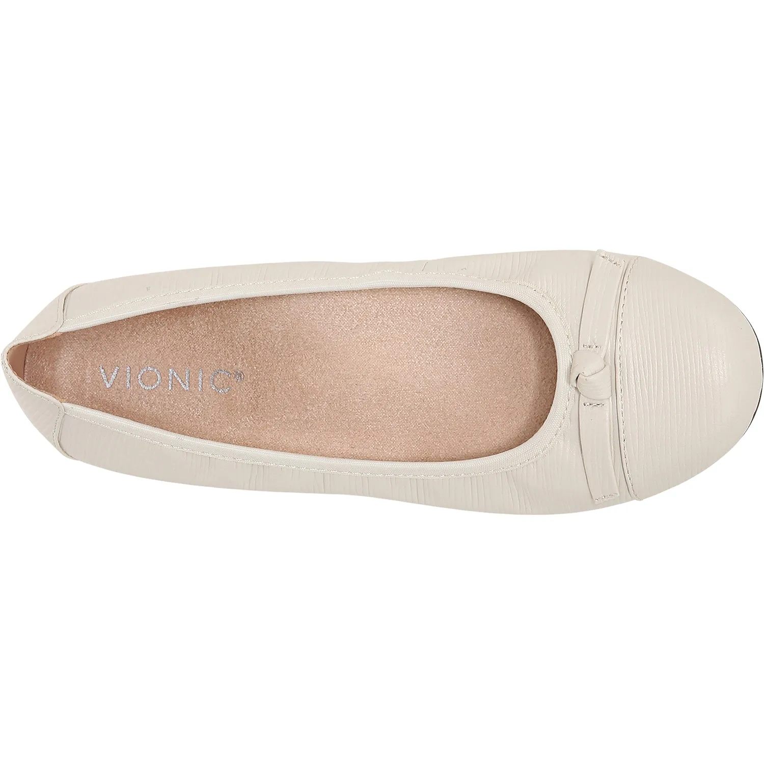 Women's Vionic Amorie Cream Wavy Leather