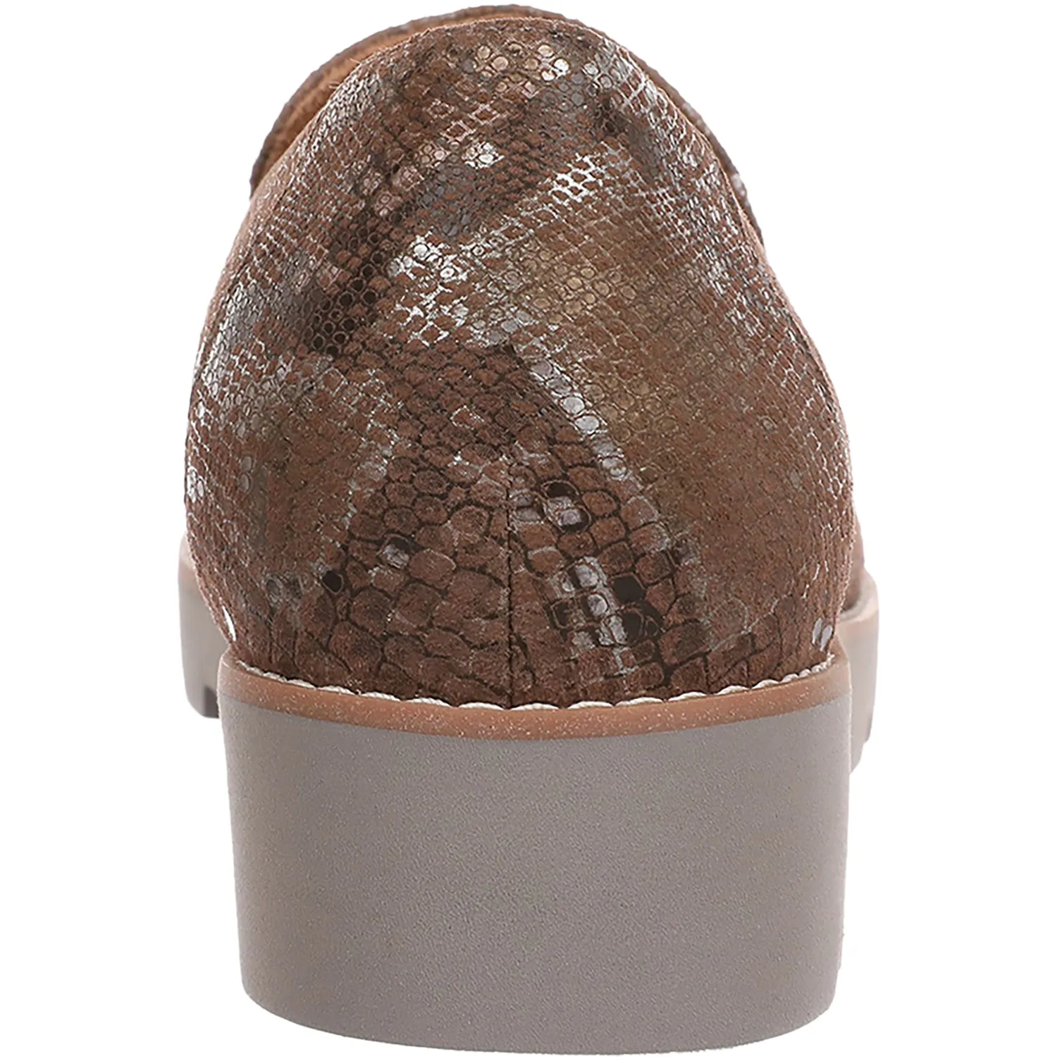 Women's Vionic Kensley Brown Metallic Snake Leather